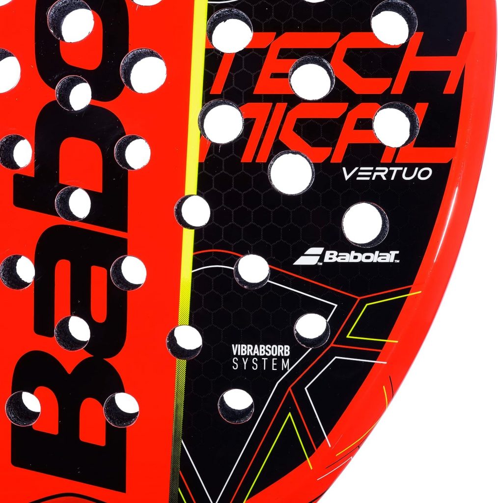 Babolat - Technical Vertuo Padel Racket for Adults - For Technically Savvy Players - Light Power  Precision - Soft Design - Light Weight for Endurance  Comfort - French Brand