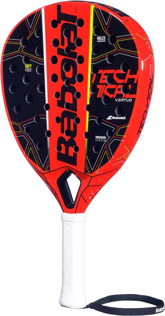 Babolat - Technical Vertuo Padel Racket for Adults - For Technically Savvy Players - Light Power  Precision - Soft Design - Light Weight for Endurance  Comfort - French Brand