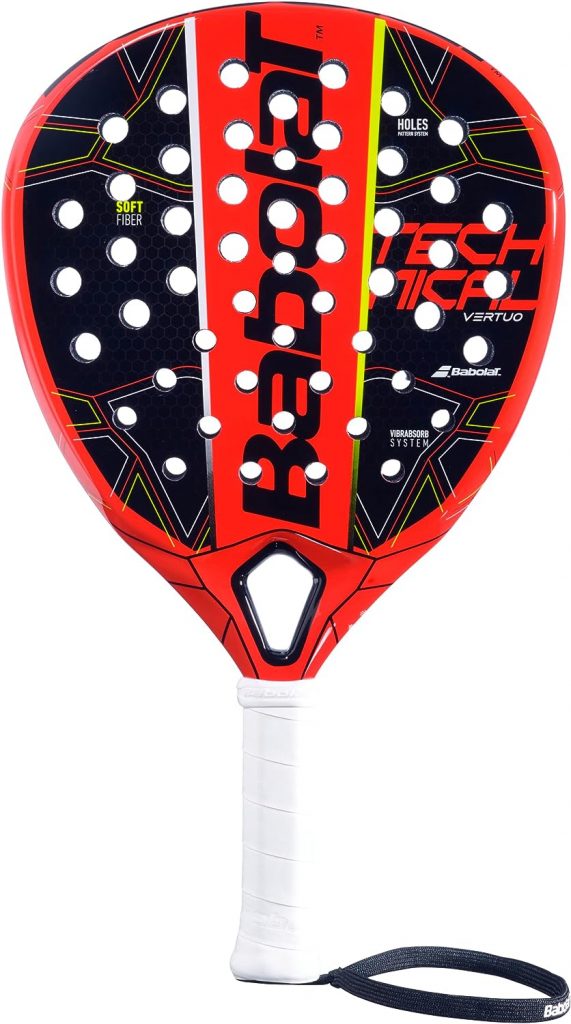 Babolat - Technical Vertuo Padel Racket for Adults - For Technically Savvy Players - Light Power  Precision - Soft Design - Light Weight for Endurance  Comfort - French Brand