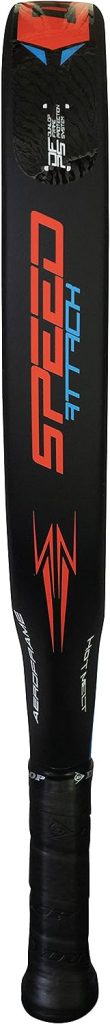 Dunlop Speed Attack Padel Racket, Black/Red/Blue, U, Unisex Adult Dunlop Speed Attack Padel Racket, Black/Red/Blue, U, Unisex Adult