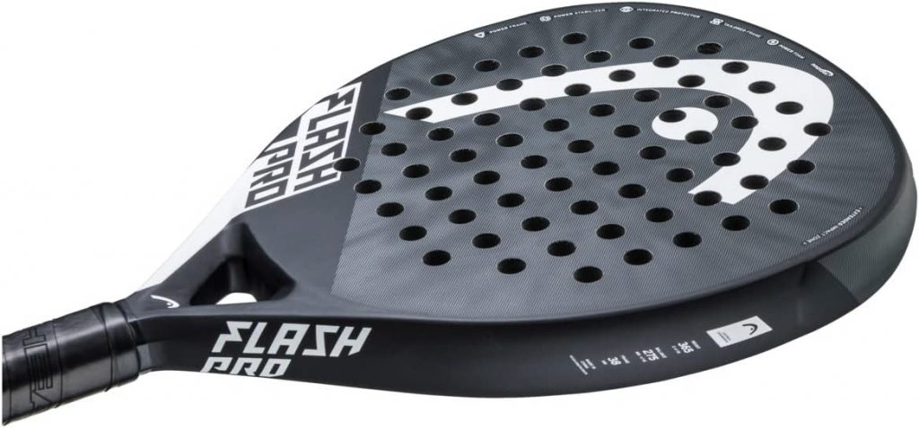 Flash Pro 2023 Padel Racquet Black/White