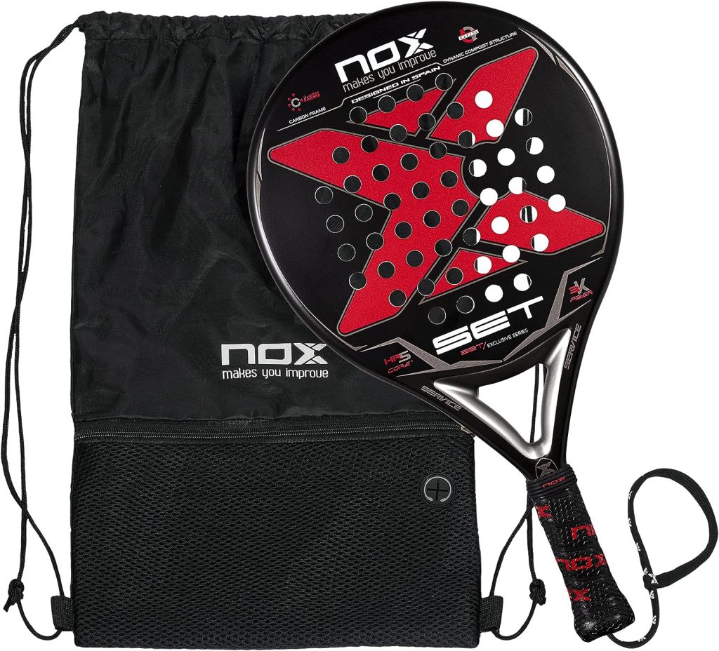 nox Padel Set - Exclusive Series, Black - Red, Standard (Shovel Set 22 Exclusive) nox Padel Set - Exclusive Series, Black - Red, Standard (Shovel Set 22 Exclusive)