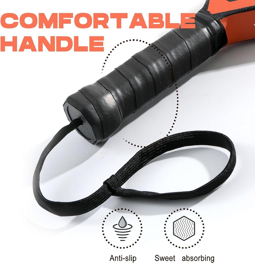 Padel Carbon Force Pro Paddle Racket EVA Memory Resilient Foam Core Unisex with Racketbag Padel Carbon Force Pro Paddle Racket EVA Memory Resilient Foam Core Unisex with Racketbag