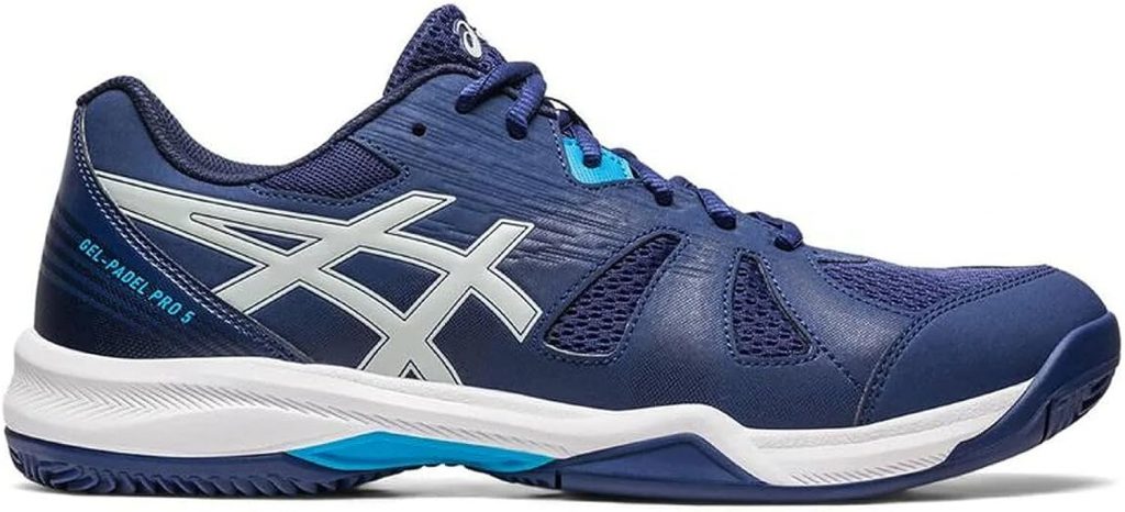 ASICS Mens Gel-Padel PRO 5 Trainers, Indigo Blue/Light Sage, 41.5 EU, Indigo Blue Light Sage