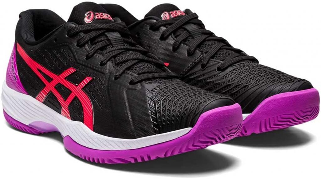 ASICS Solution Swift FF Padel Donna Tennisschuhe Weiß Blau ASICS Solution Swift FF Padel Donna Tennisschuhe Weiß Blau