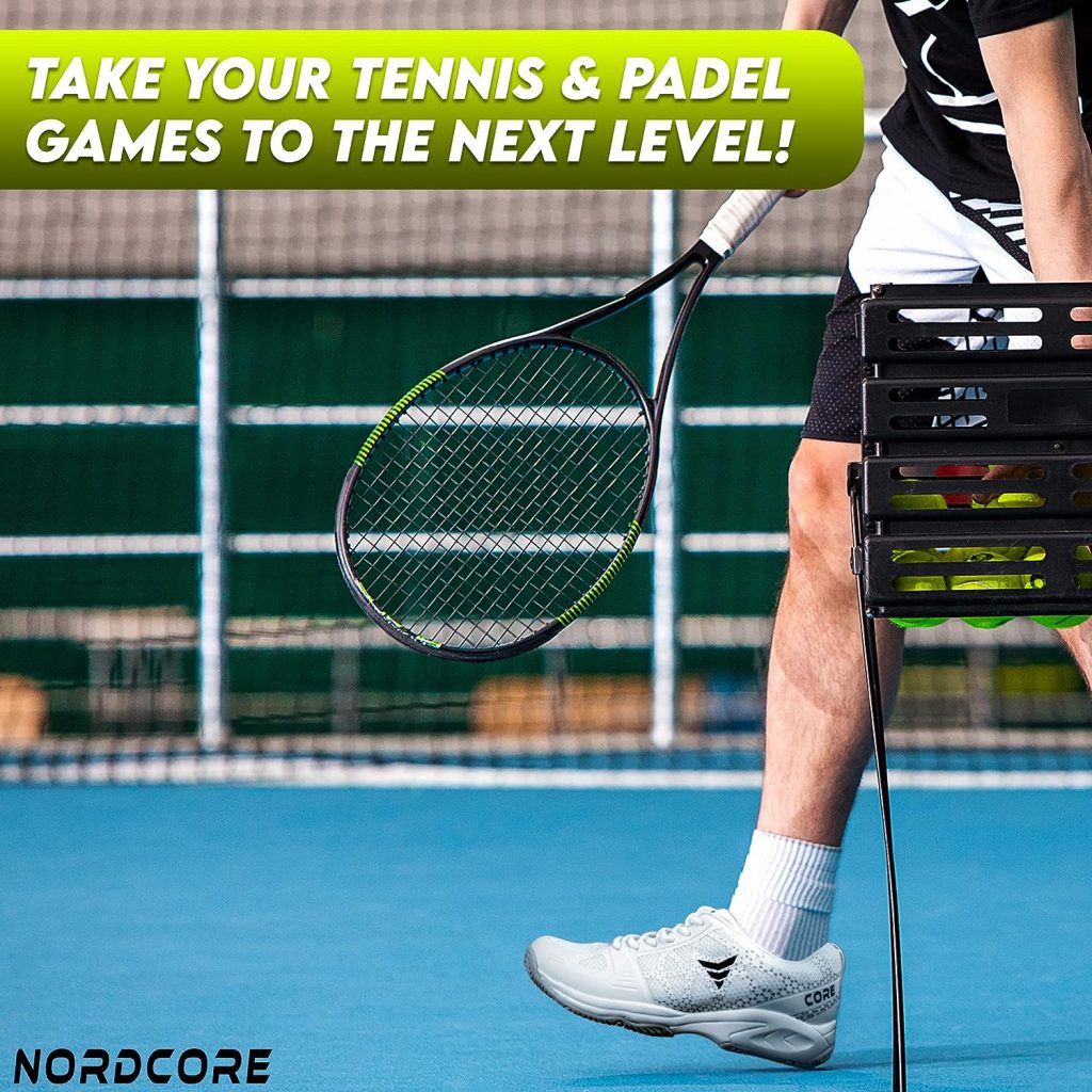 Nordcore Tennis Schuhe – Atmungsaktive Tennisschuhe Herren  Damen – Padel Schuhe mit Rutschfester reaktionsfreudiger Laufsohle - Tennisschuhe Teppich mit Ausgezeichneter Grip auf harten Spielplätzen